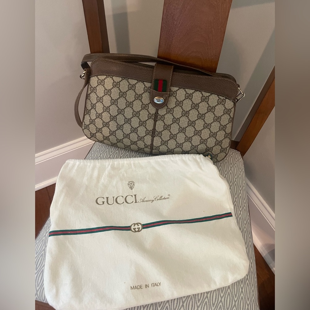 Vintage Gucci GG Plus Ophidia Web crossbody